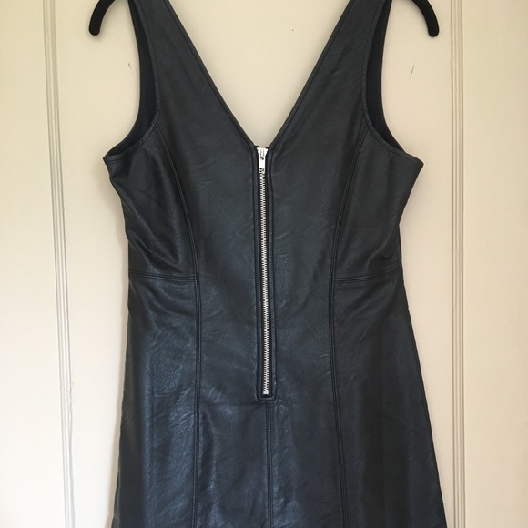 MINKPINK faux leather black sheath dress! - Picture 6 of 6